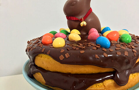 Bolo de Cenoura com Ganache de Nutella