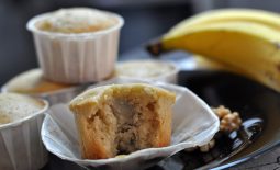 Muffins de Banana com Nozes